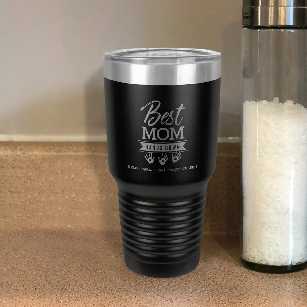 Hands Down Personalized Stainless Steel Tumbler