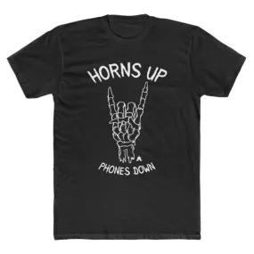 Horns Up Phone Down Tee - Men's