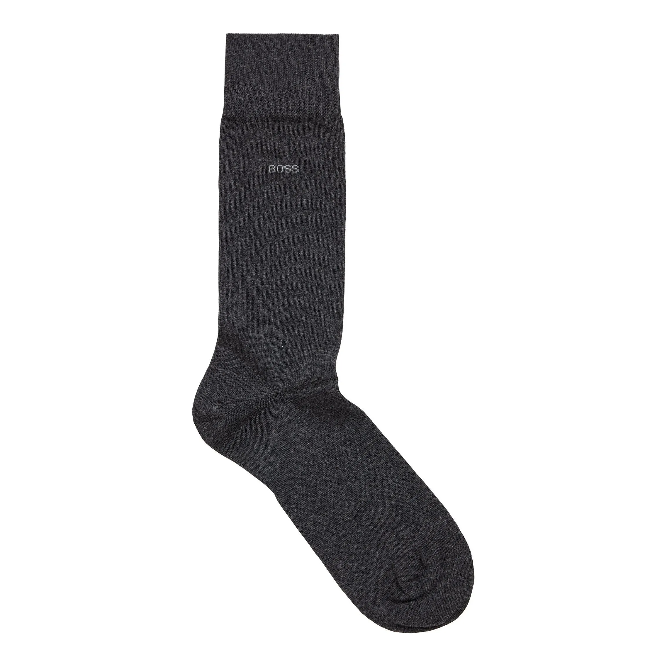 Hugo Boss Marc Regular Length Logo Dark Grey Socks