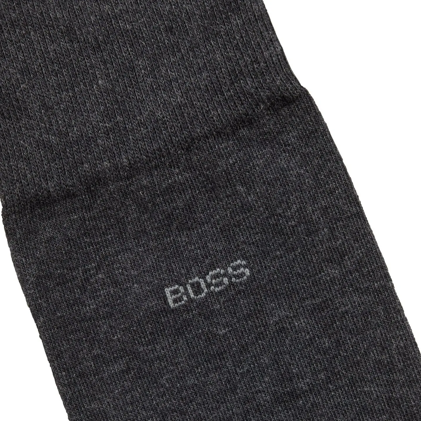 Hugo Boss Marc Regular Length Logo Dark Grey Socks