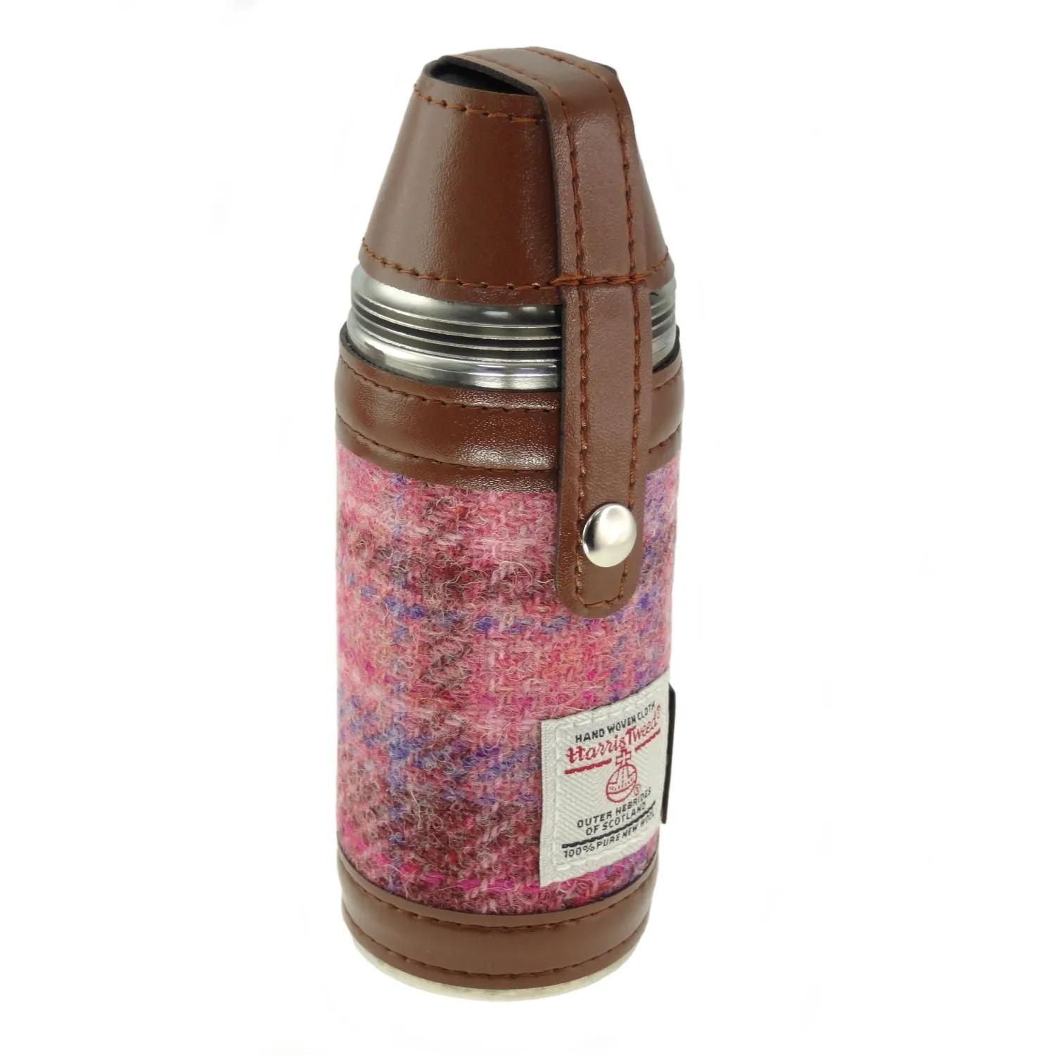 Hunting Flask with Harris Tweed