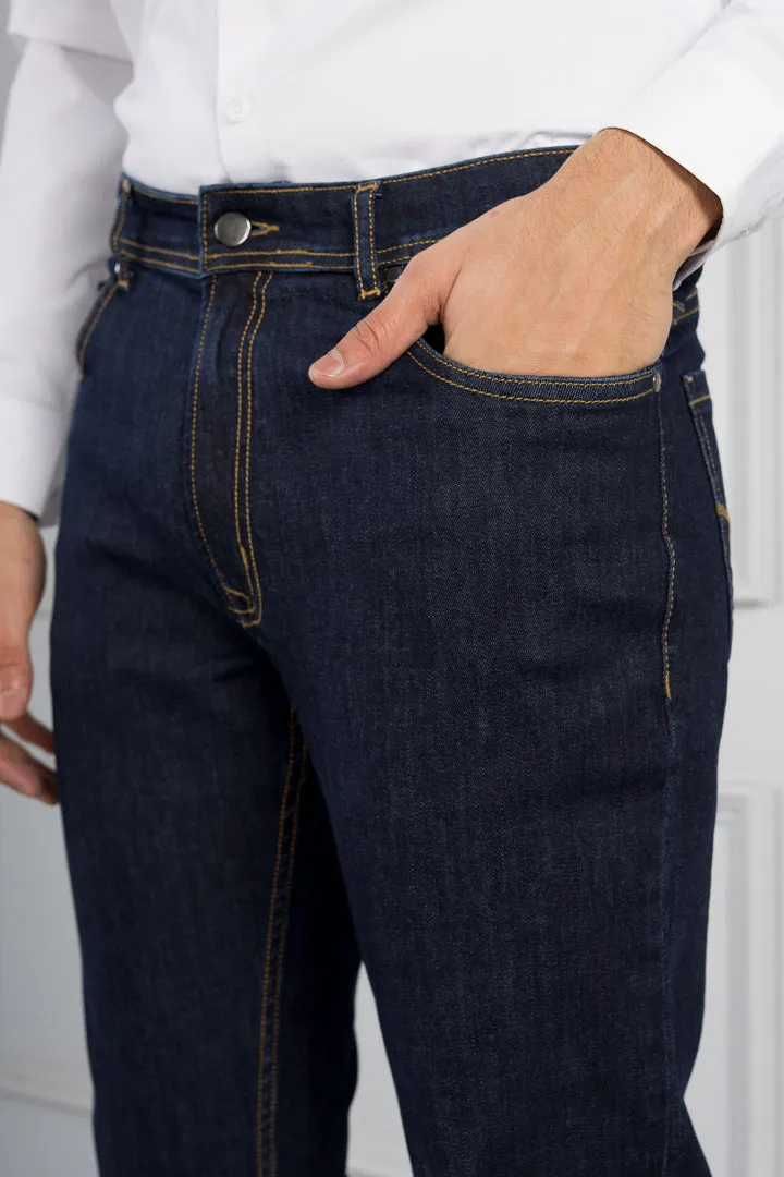 Indigo Blue Power-Stretch Slim Fit Jeans