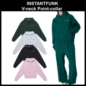 INSTANTFUNK  |Unisex Street Style Long Sleeves Plain Cotton Logo