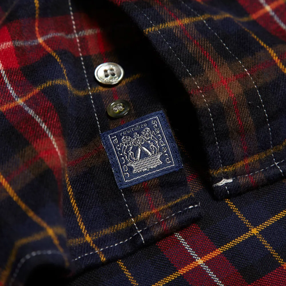 Journal Standard Button Down Checked ShirtNavy