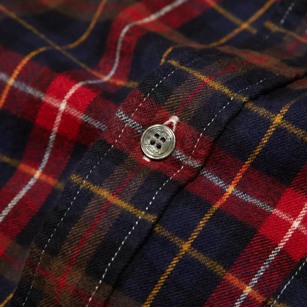 Journal Standard Button Down Checked ShirtNavy