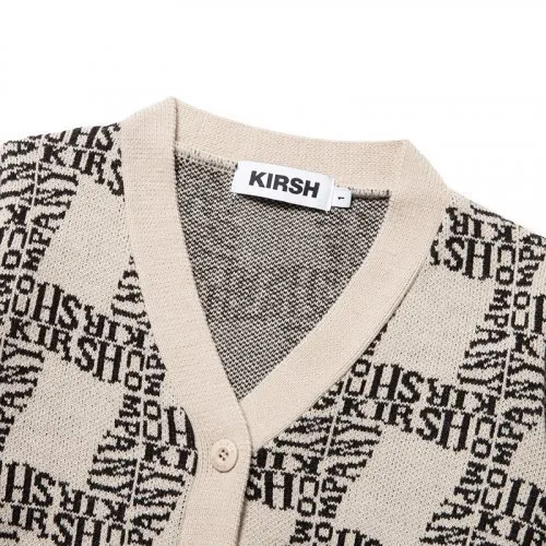 KIRSH  |Unisex Street Style Long Sleeves Logo Cardigans