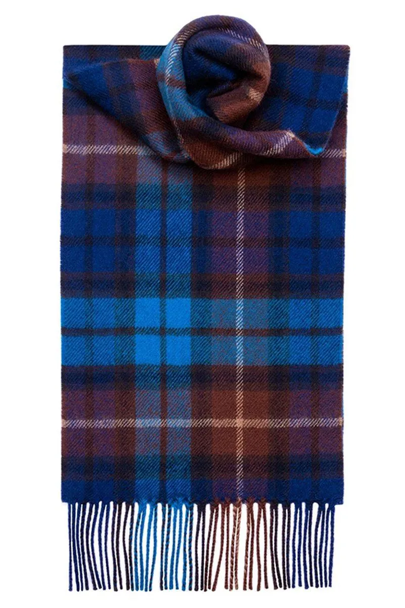 Luxury Lambswool Scarf (Buchanan Blue)