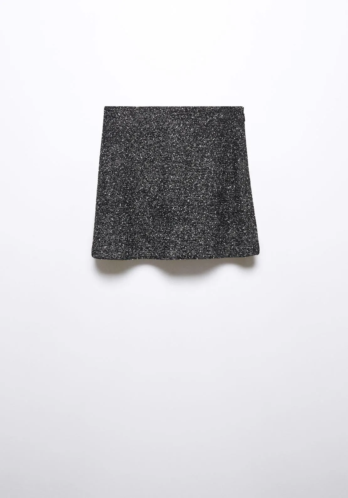 Marbled tweed skirt