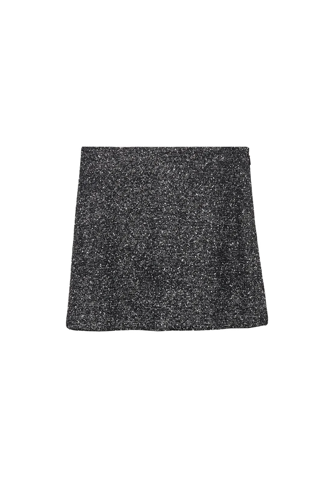 Marbled tweed skirt