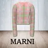 MARNI  |Casual Style Wool V-Neck Long Sleeves Super-long Sleeves