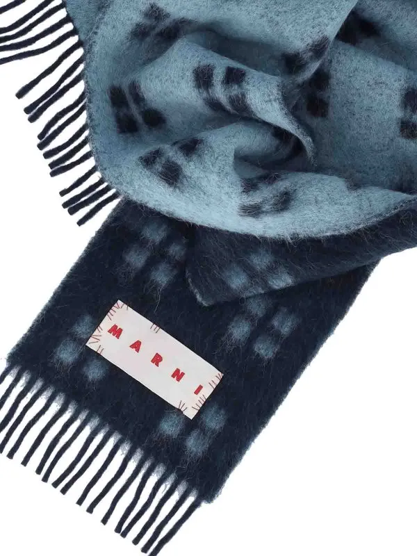 Marni Reversible Logo Scarf