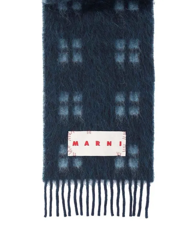 Marni Reversible Logo Scarf