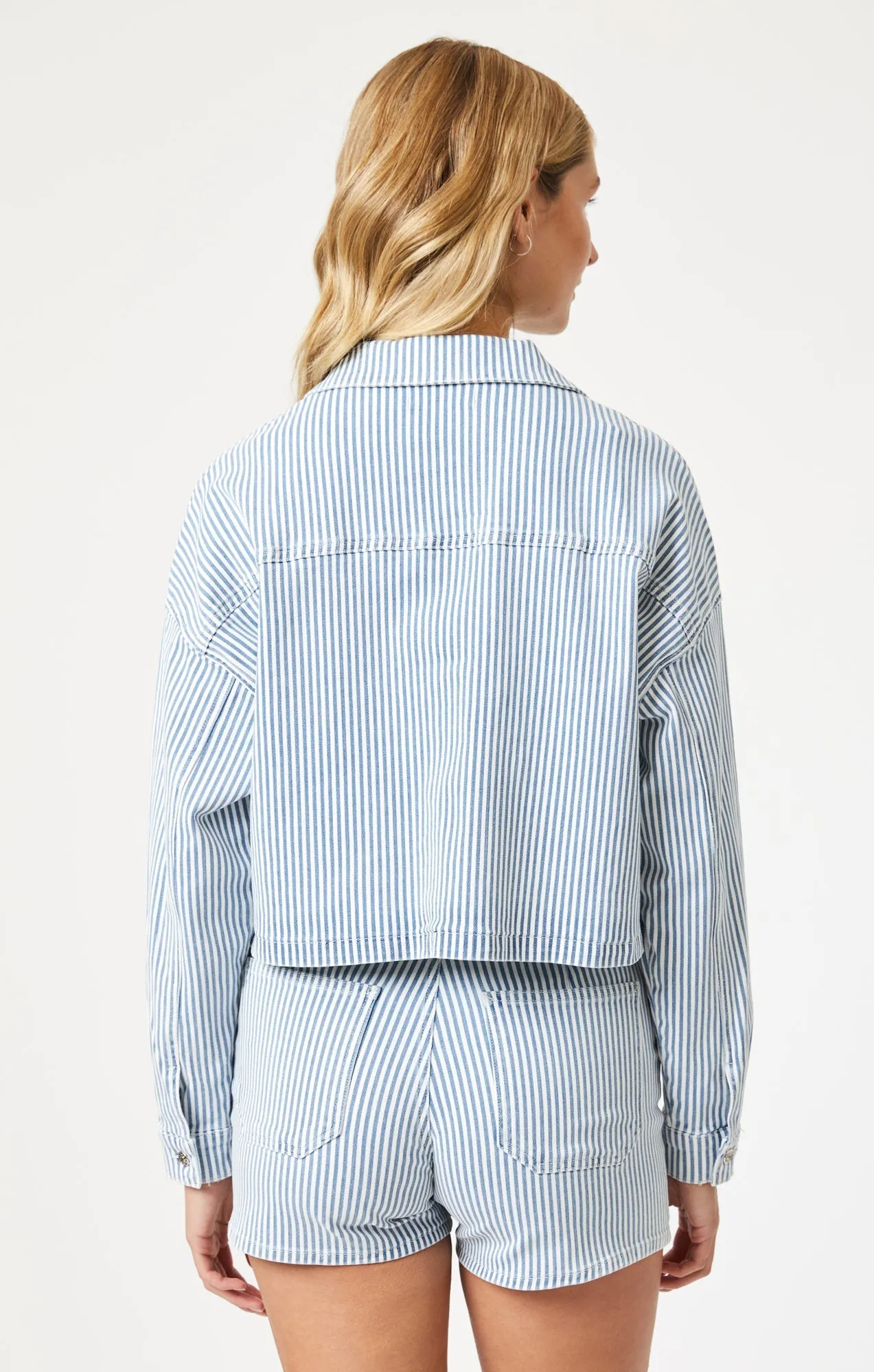 Mavi Rayna Stripe Denim Shirt