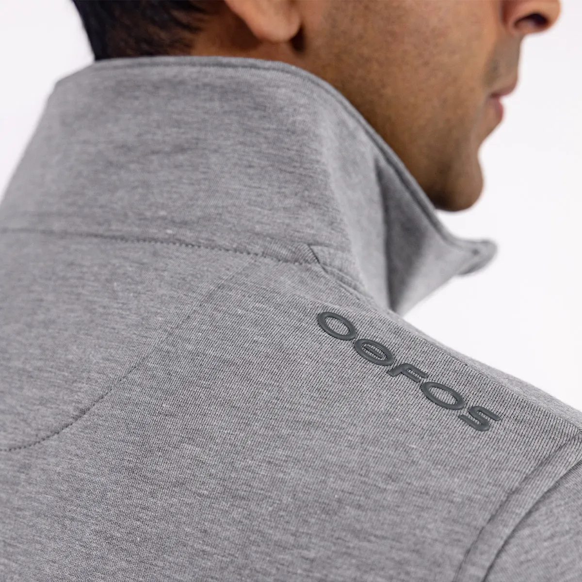 Men's cOOl down  Zip - Gray Heather