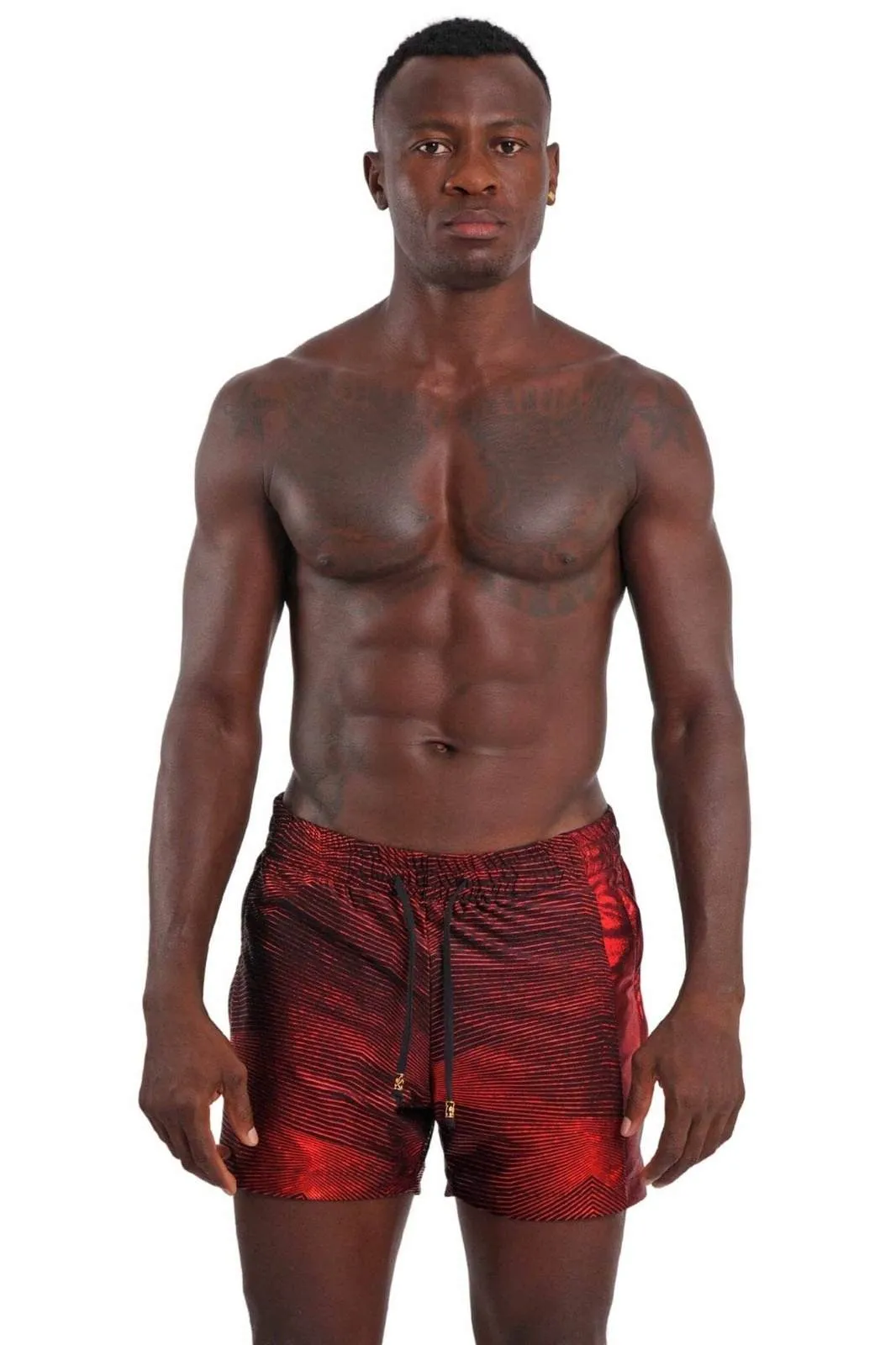 Mens Drawstring Shorts with Liner - Diablo