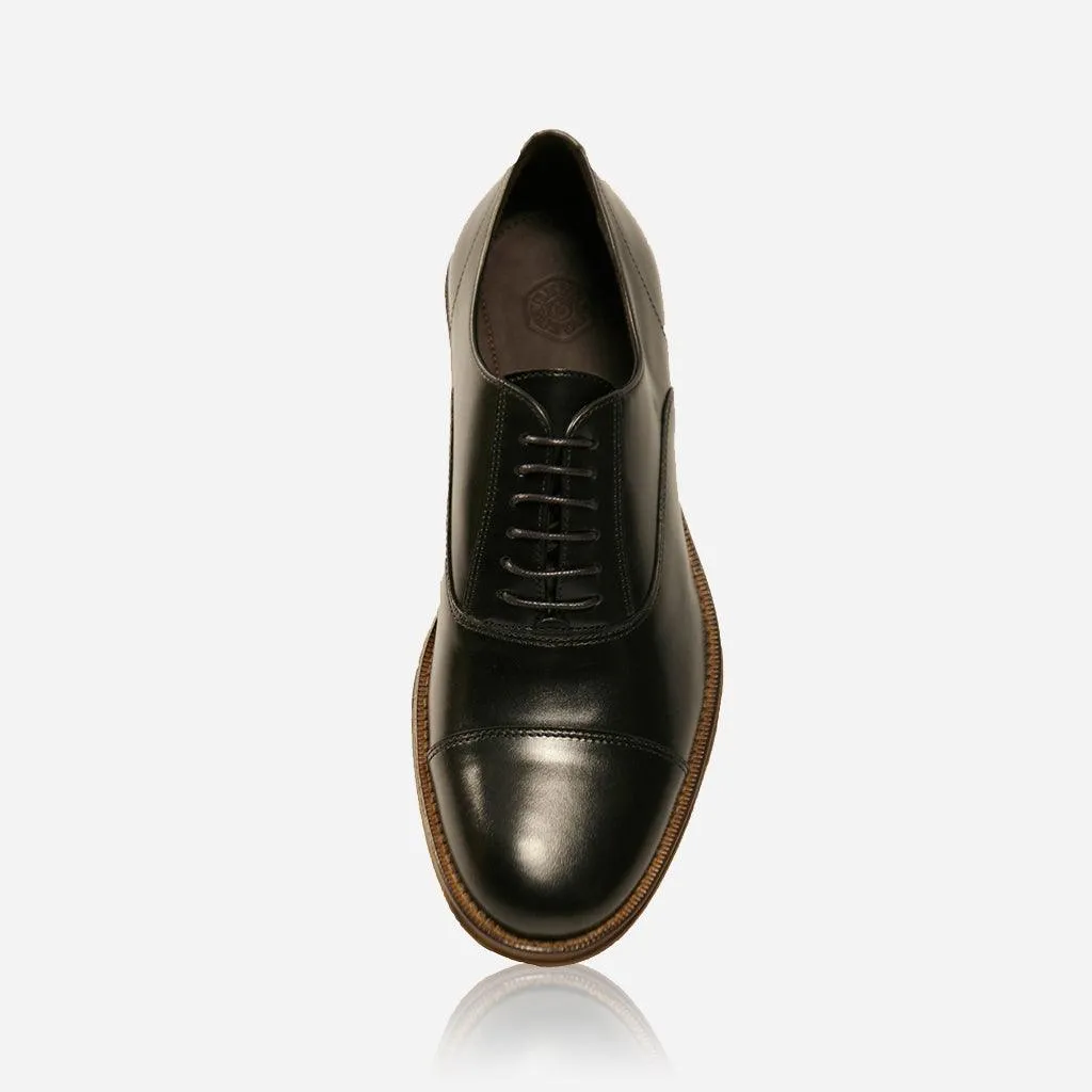 Men's Matte Leather Lace-Up