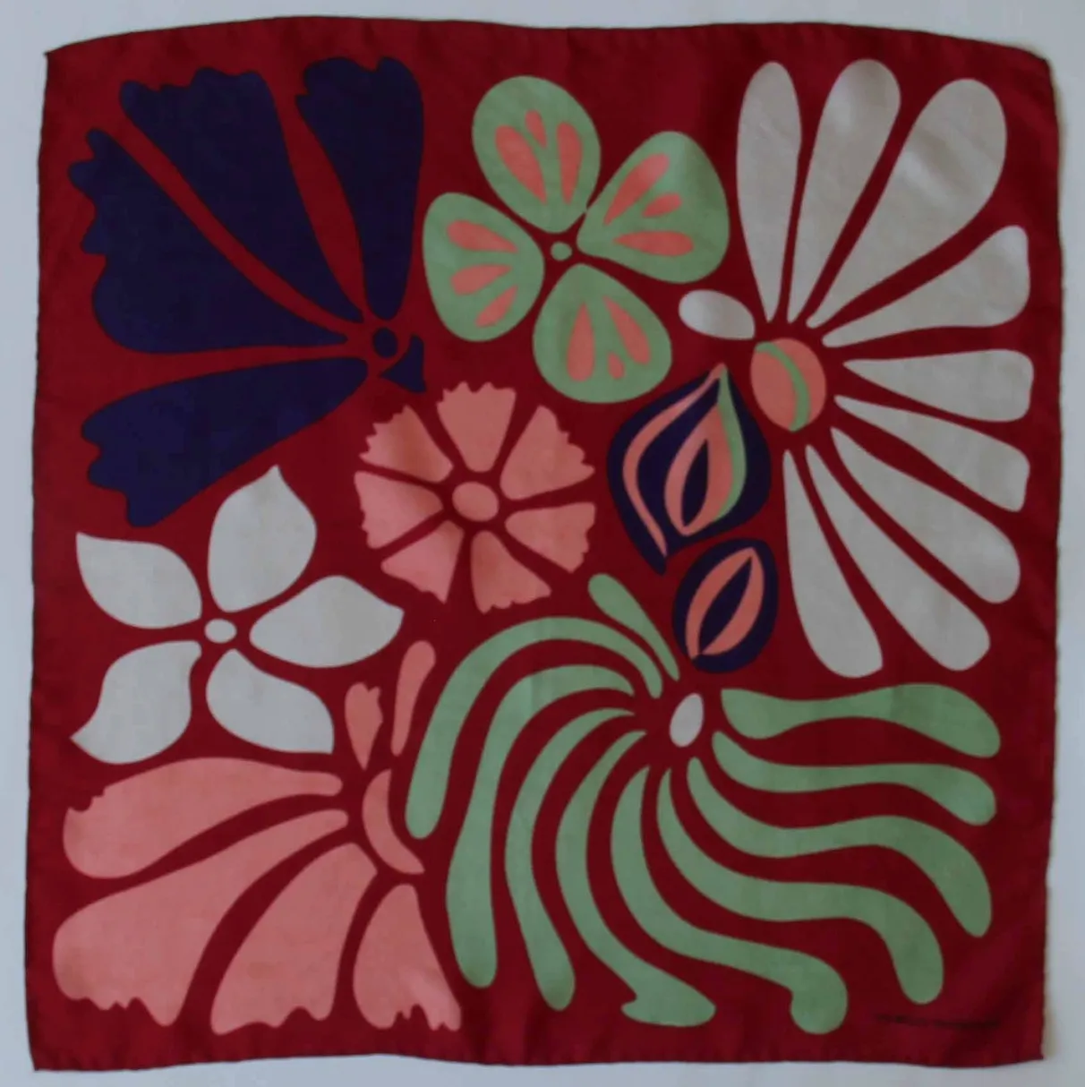 Mini Flower Power Scarf ? Rouge