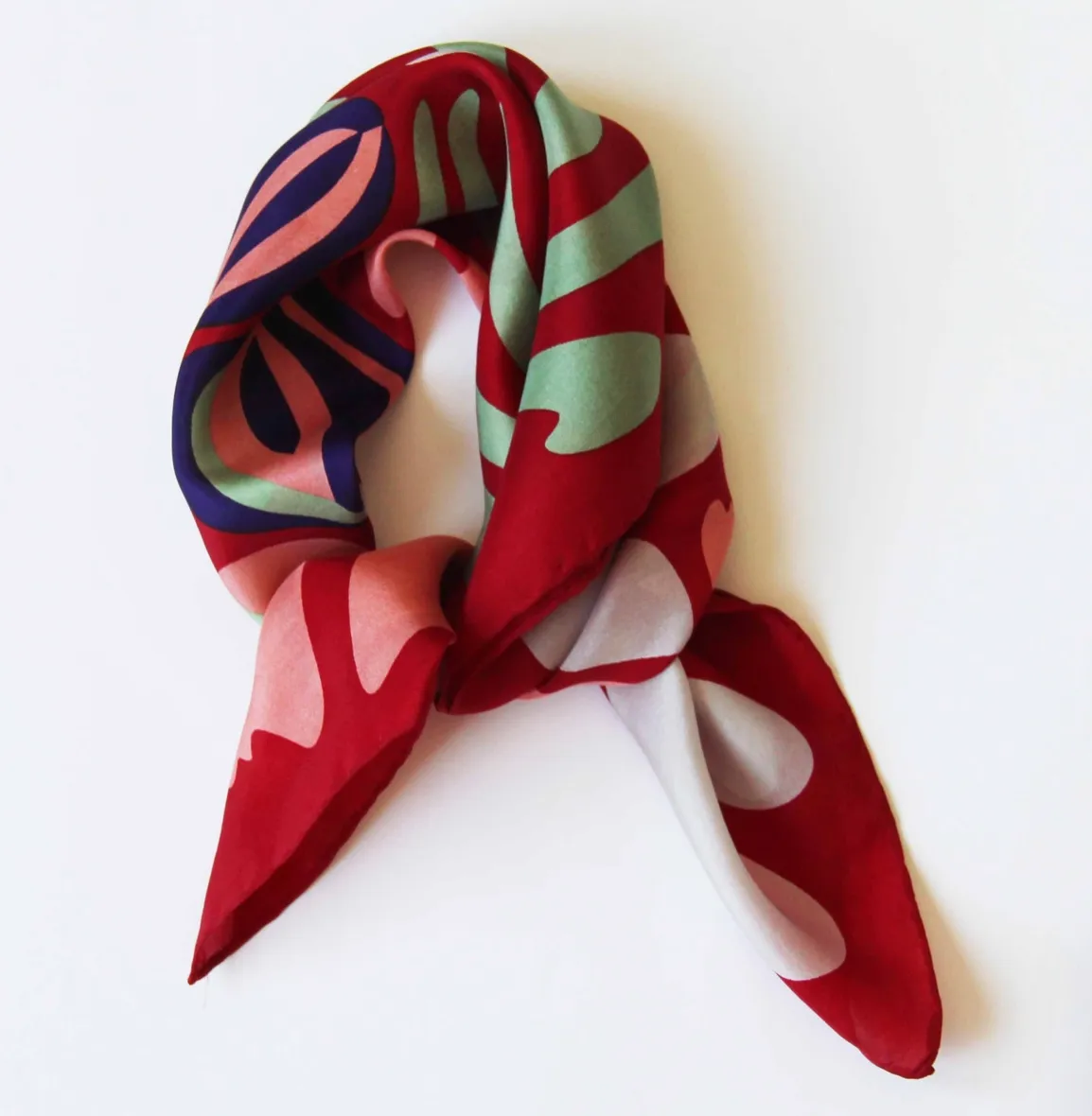 Mini Flower Power Scarf ? Rouge