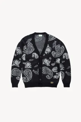 Mohair Paisley Cardigan