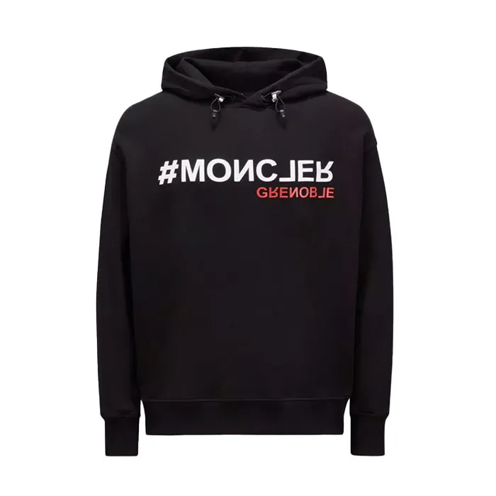 MONCLER  |Pullovers Cotton Logo Hoodies