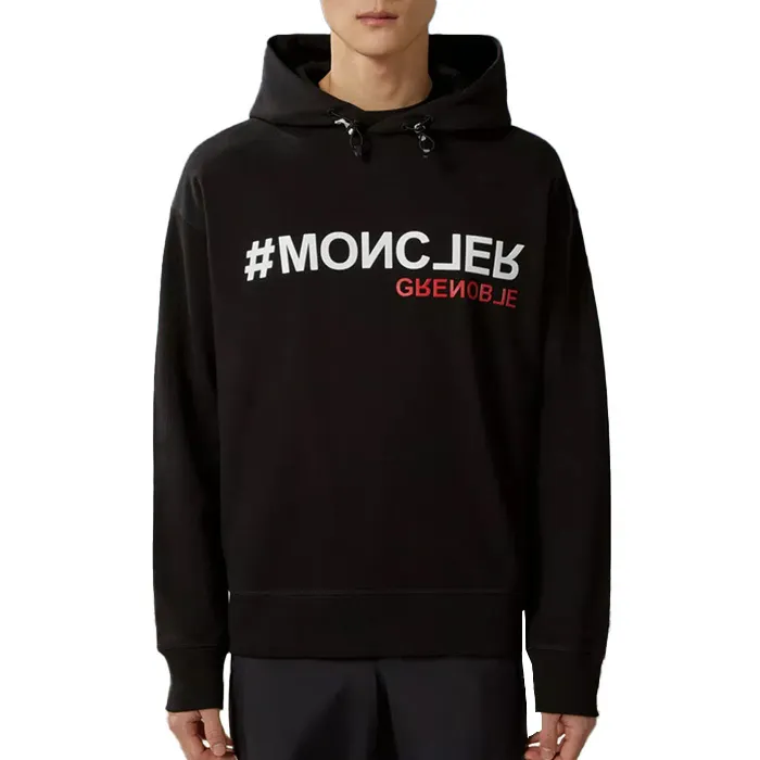 MONCLER  |Pullovers Cotton Logo Hoodies