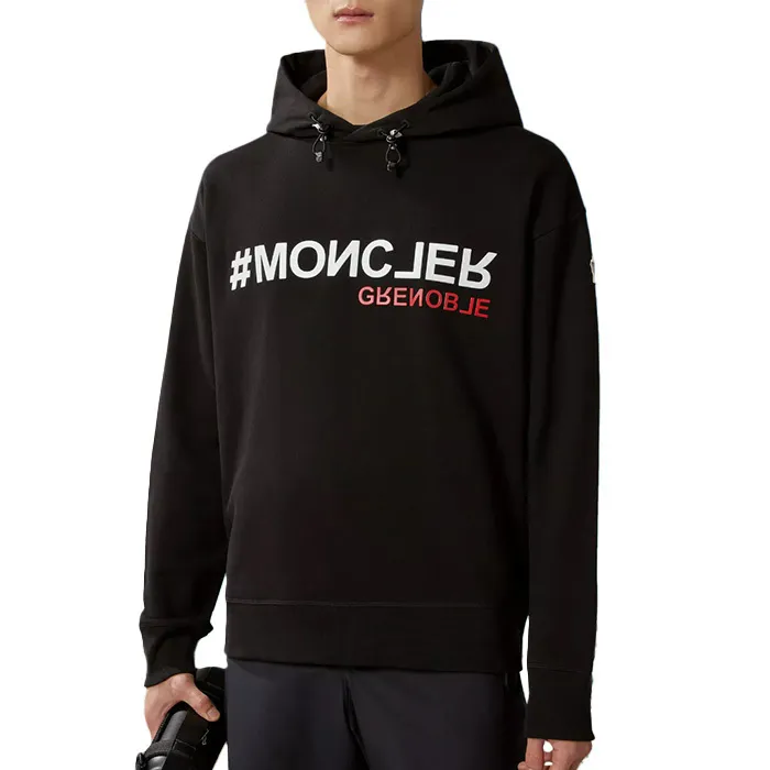 MONCLER  |Pullovers Cotton Logo Hoodies