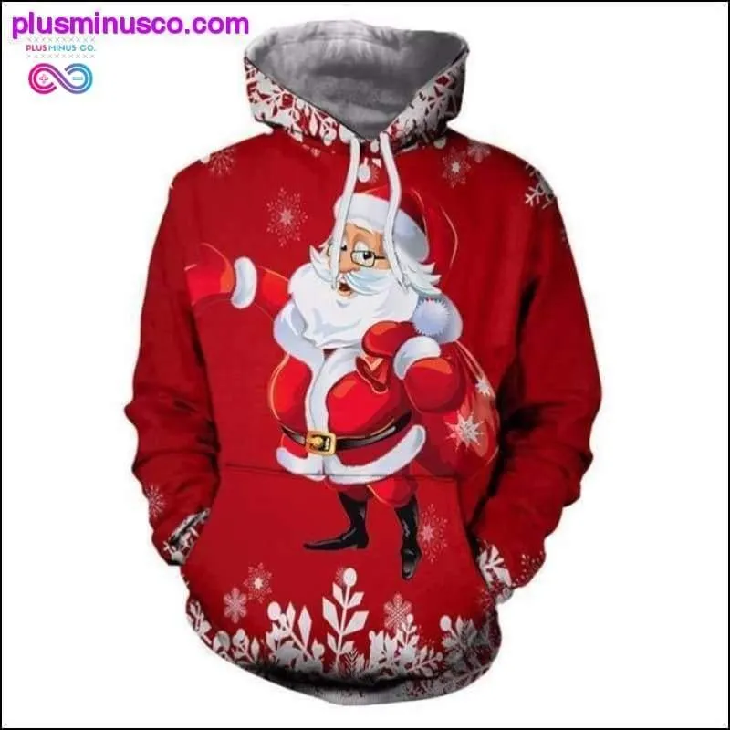 New 3D Christmas Hoodies Men's/Women's Casual Pullover