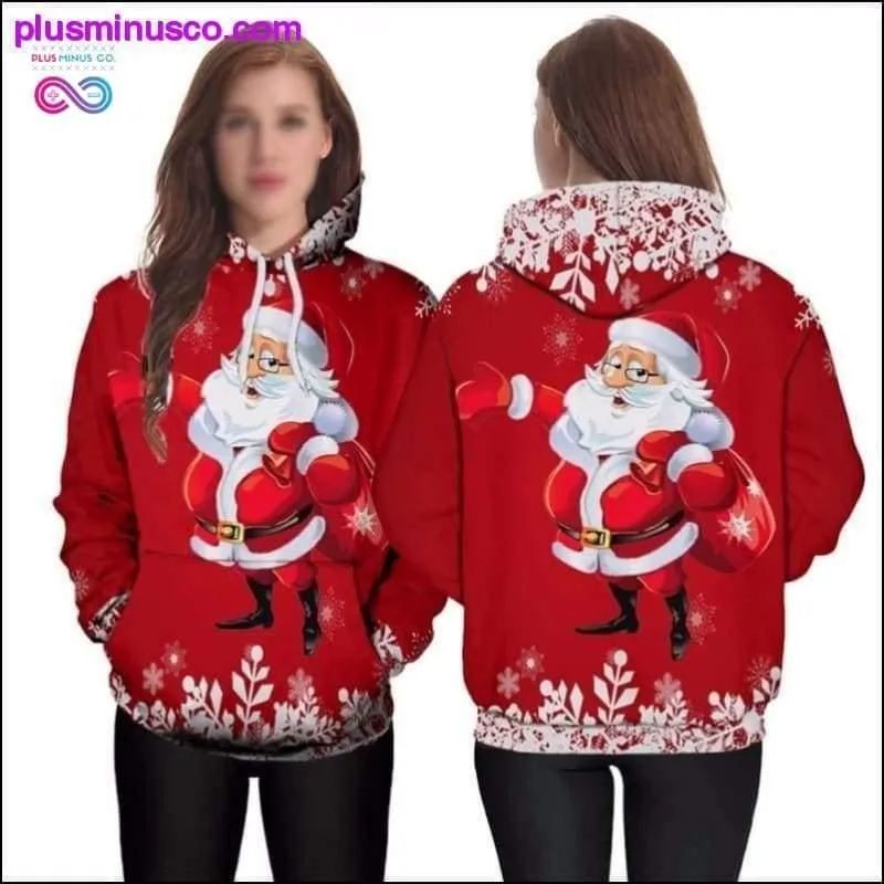 New 3D Christmas Hoodies Men's/Women's Casual Pullover