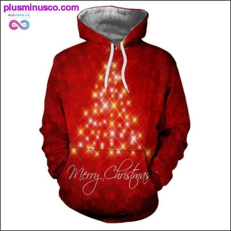 New 3D Christmas Hoodies Men's/Women's Casual Pullover