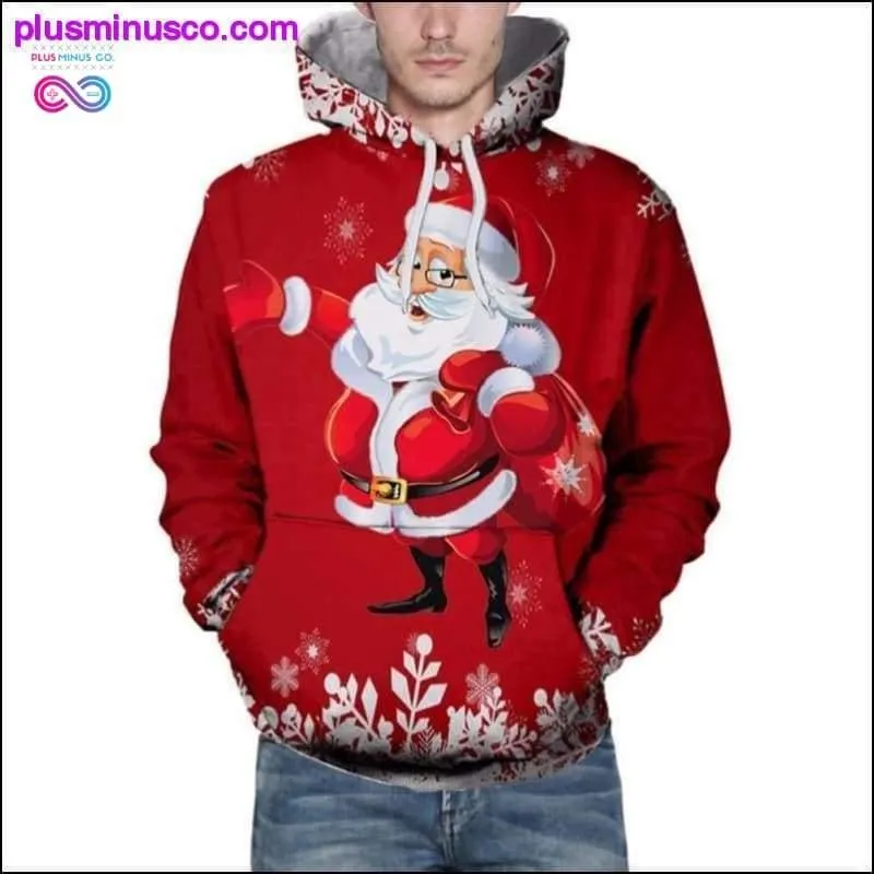 New 3D Christmas Hoodies Men's/Women's Casual Pullover