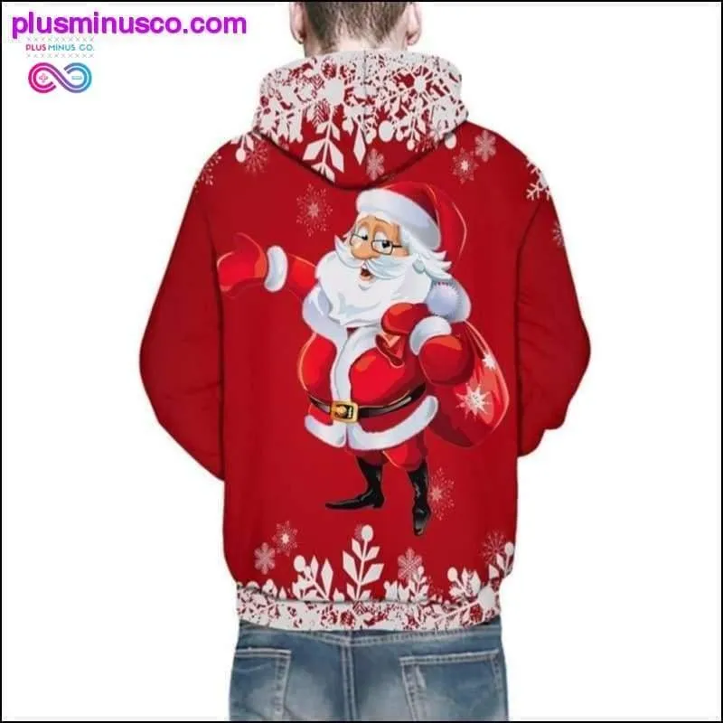 New 3D Christmas Hoodies Men's/Women's Casual Pullover