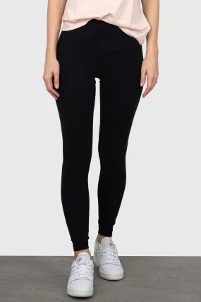 New Balance Legging Cotton High Rise Nero Donna