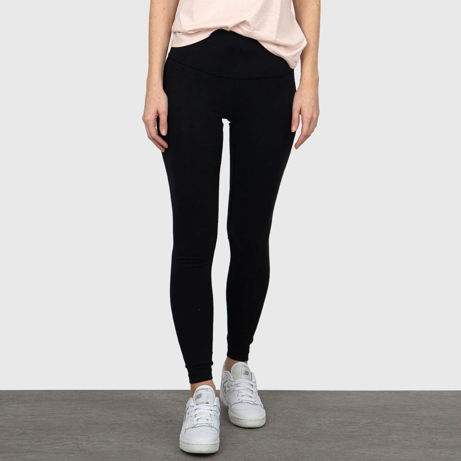 New Balance Legging Cotton High Rise Nero Donna