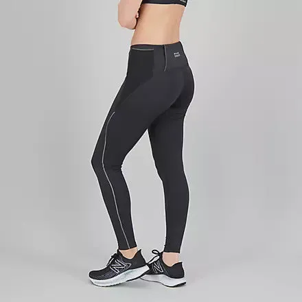 NEW BALANCE WOMENS IMPACT RUN TIGHT-BLK