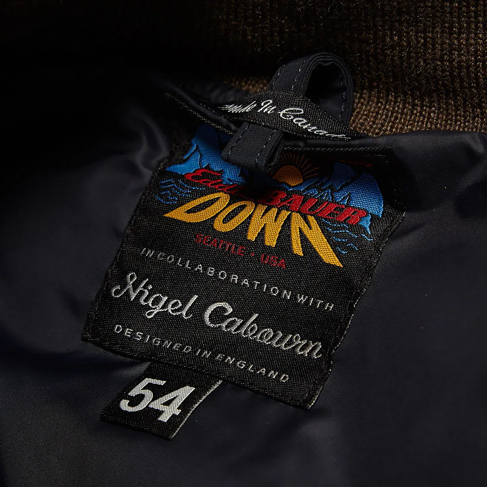 Nigel Cabourn US Down Clip JacketNavy