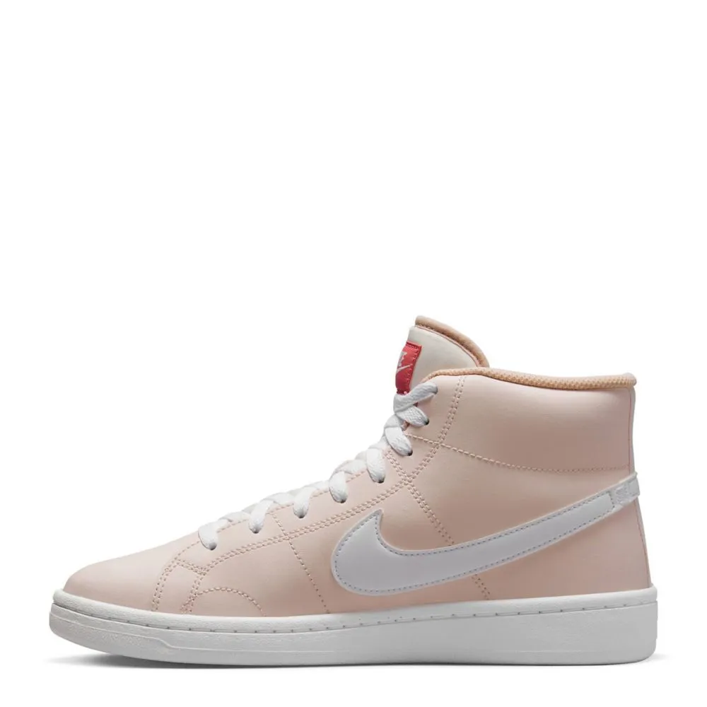 NIKE  WOMENS COURT ROYALE 2 MID SNEAKER