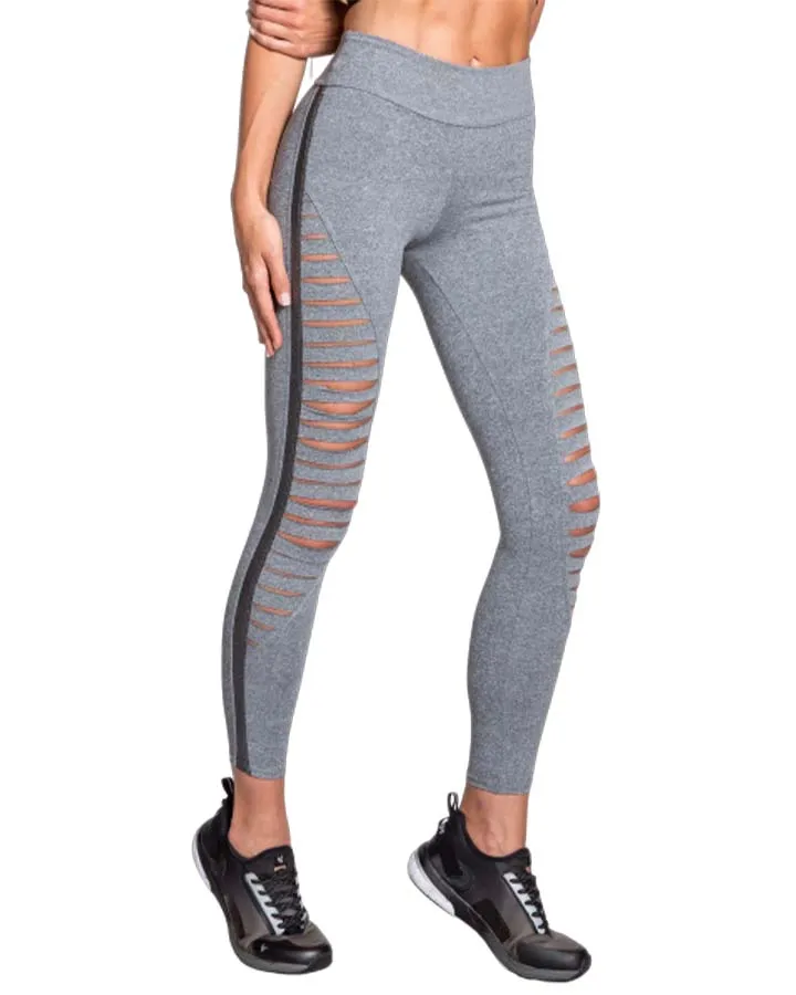 Nikita Women's Base Jump Legging - Charcoal Heather Grey