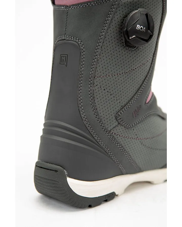 Nitro Cypress BOA Dual Womens Snowboard Boots - Charcoal/Purple - 2022