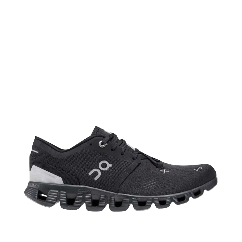 On Women's Cloud X3 Training Sneaker in Black