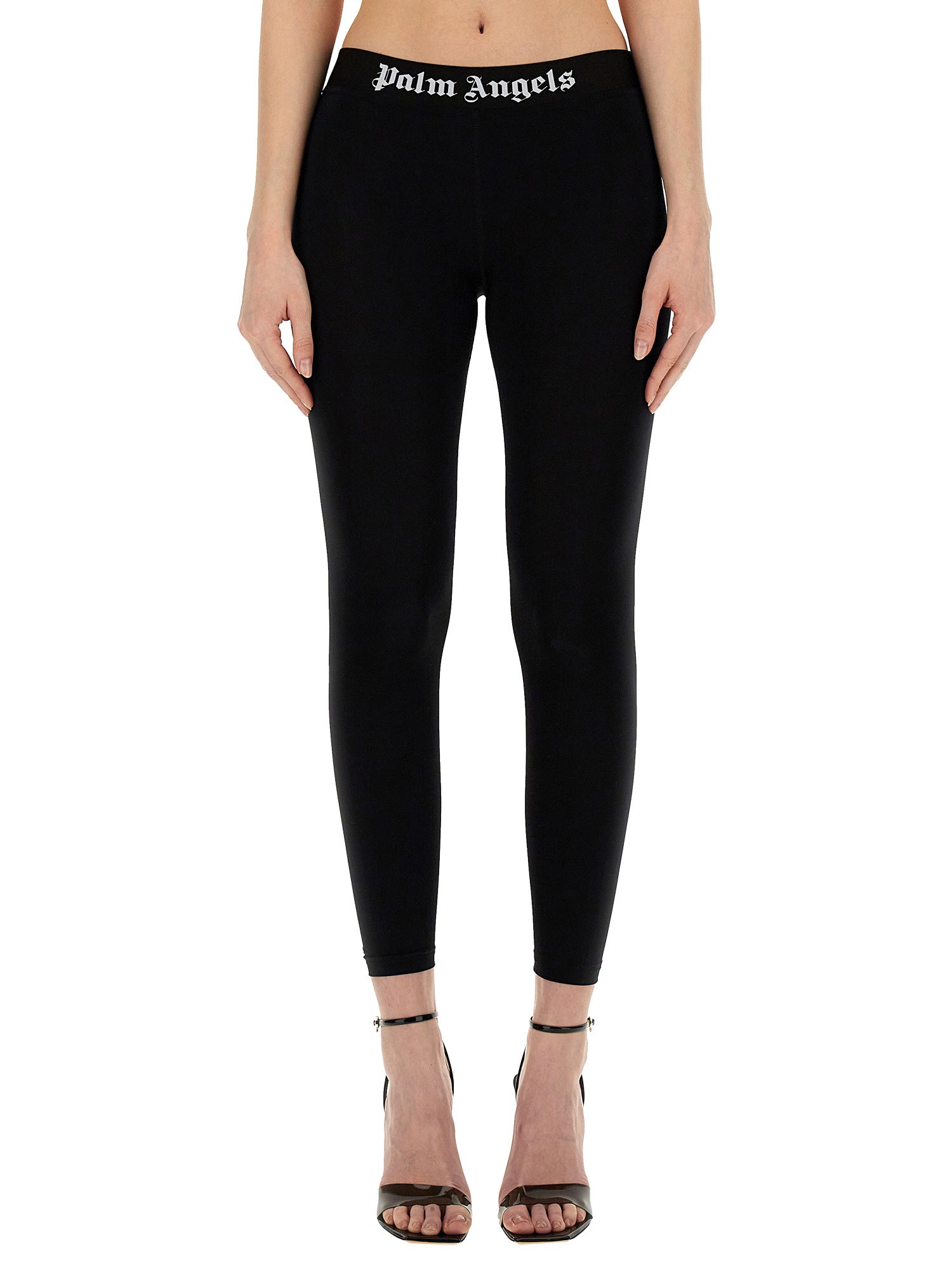 PALM ANGELS    LEGGINGS WITH LOGO