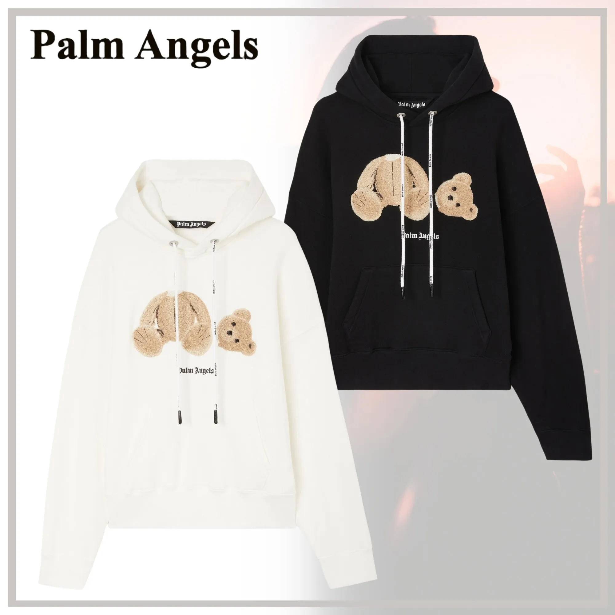 Palm Angels  |Unisex Street Style Long Sleeves Plain Other Animal Patterns