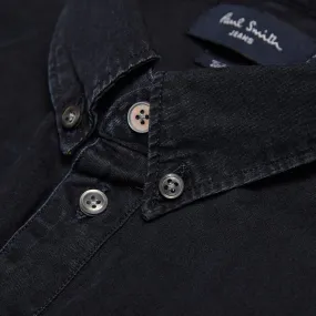 Paul Smith Overdyed Button Down ShirtBlack