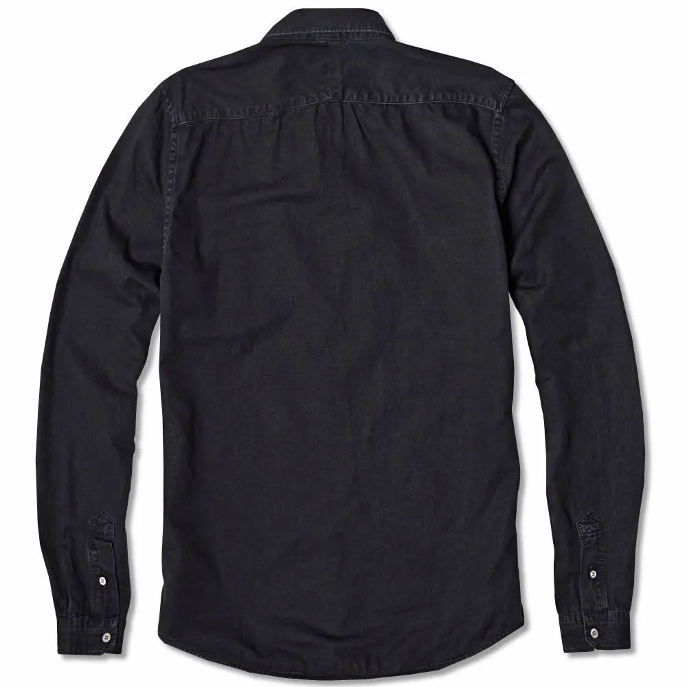 Paul Smith Overdyed Button Down ShirtBlack