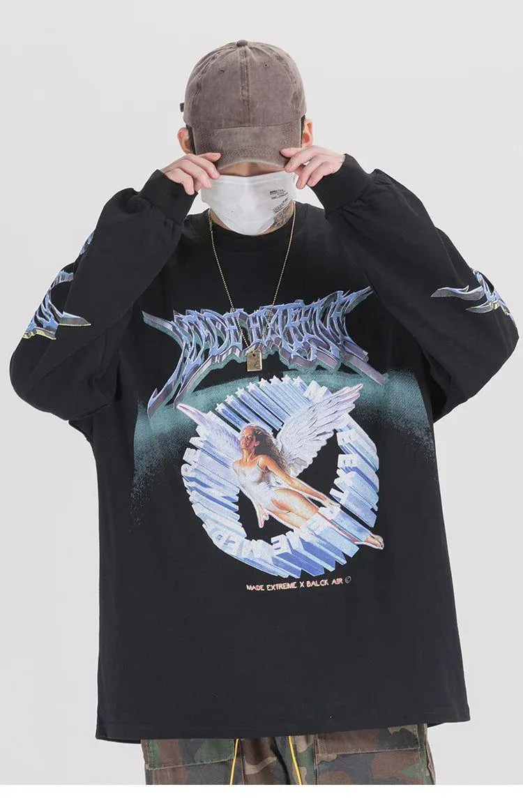 Retro Angel Long Sleeve