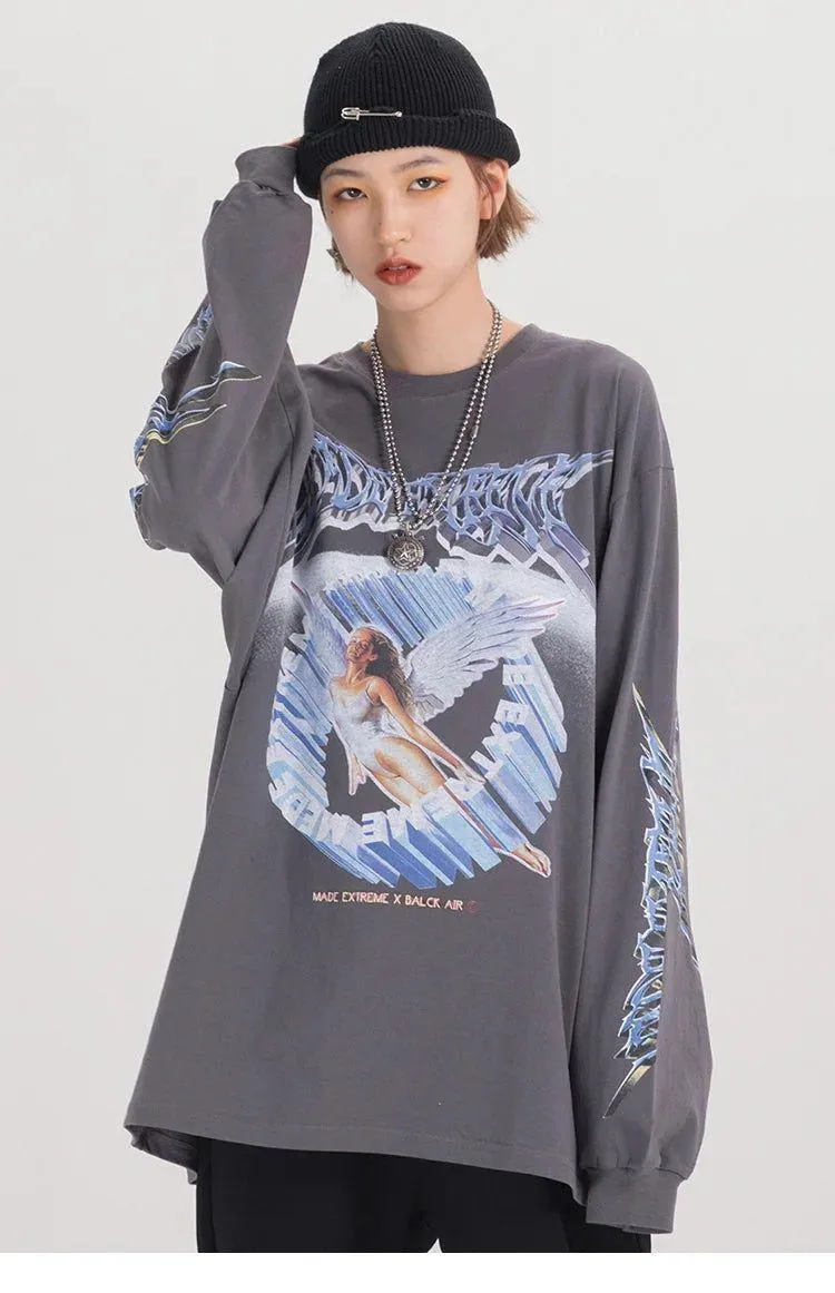 Retro Angel Long Sleeve