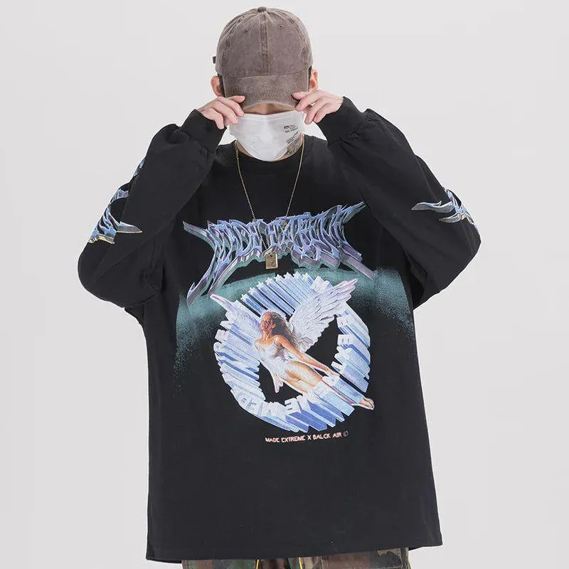 Retro Angel Long Sleeve