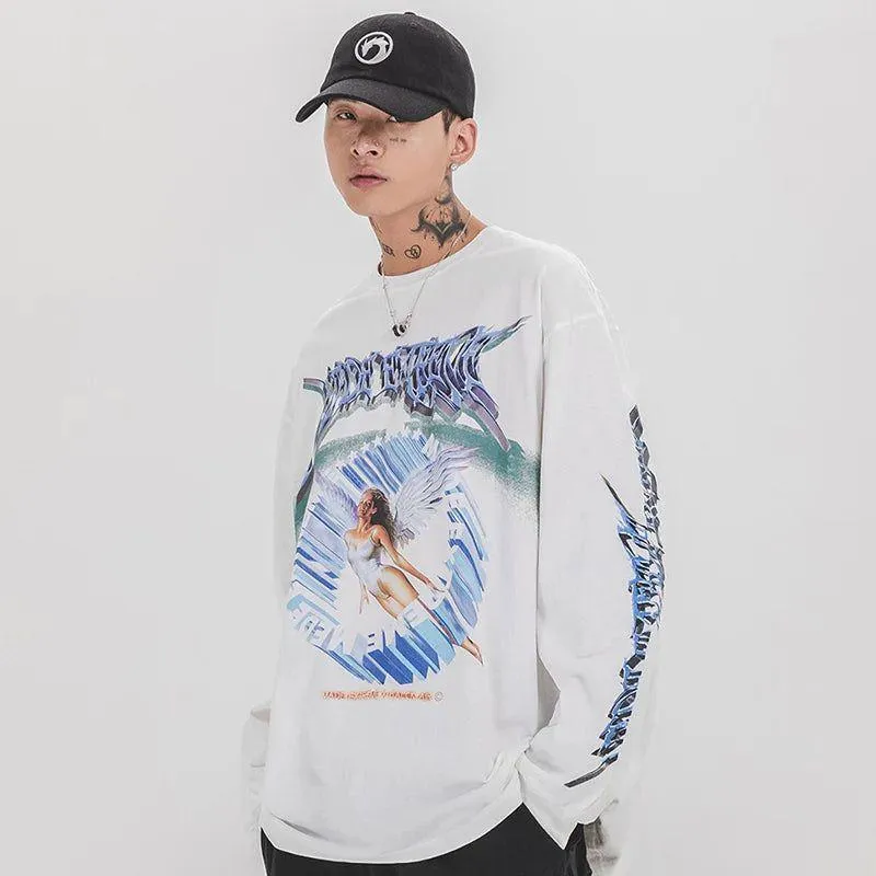 Retro Angel Long Sleeve