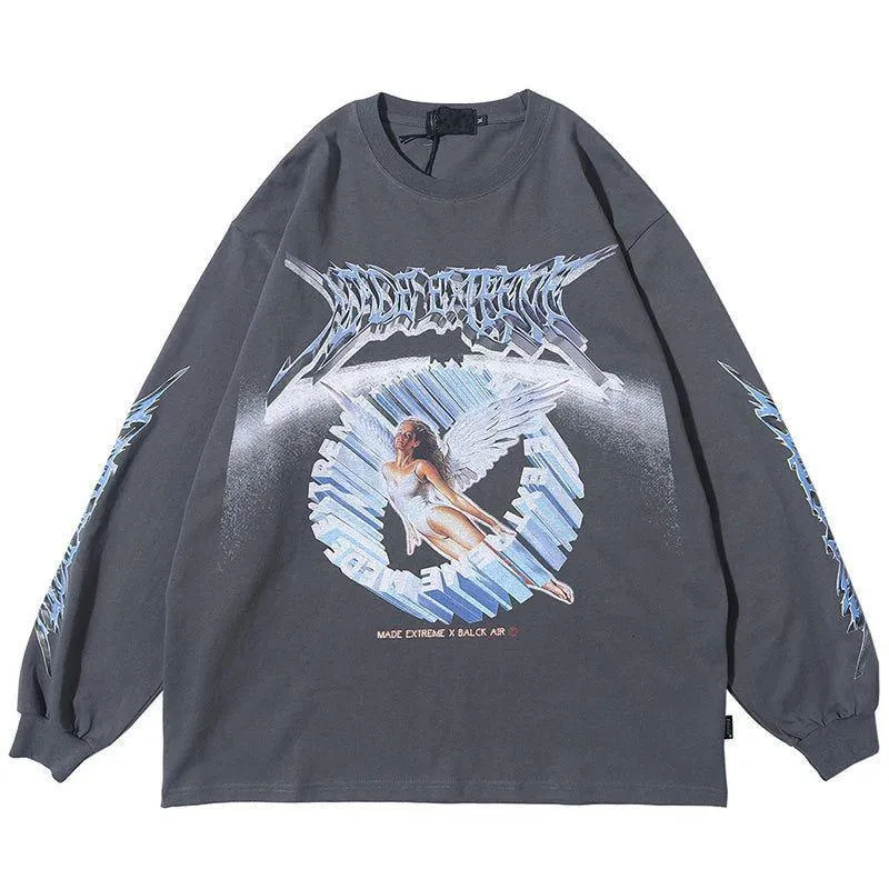 Retro Angel Long Sleeve