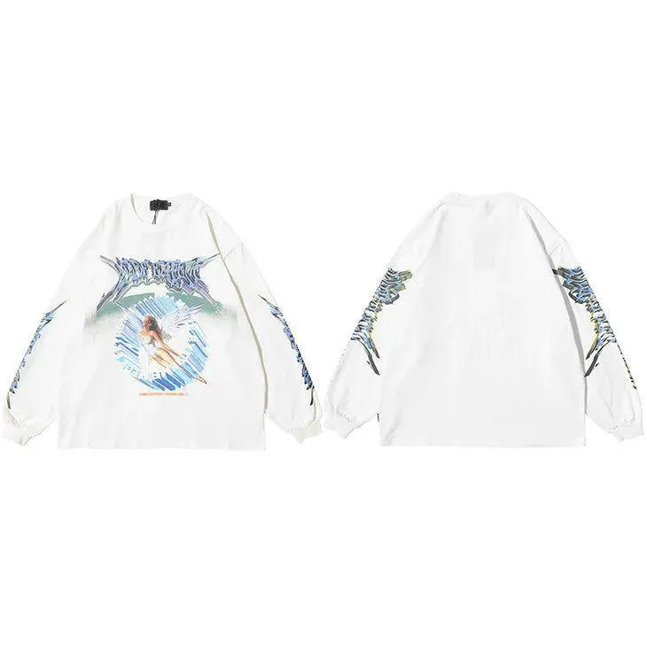 Retro Angel Long Sleeve