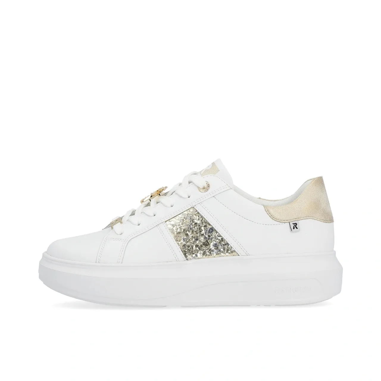 Rieker Evolution W1202-82 White & Gold Sneaker